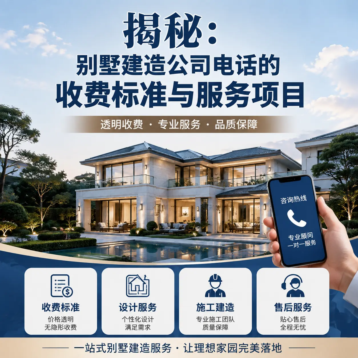 揭秘:黔西南别墅建造公司电话的收费标准与服务项目