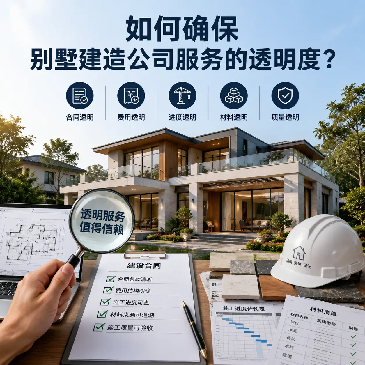 在 黔西南 如何确保别墅建造公司服务的透明度?