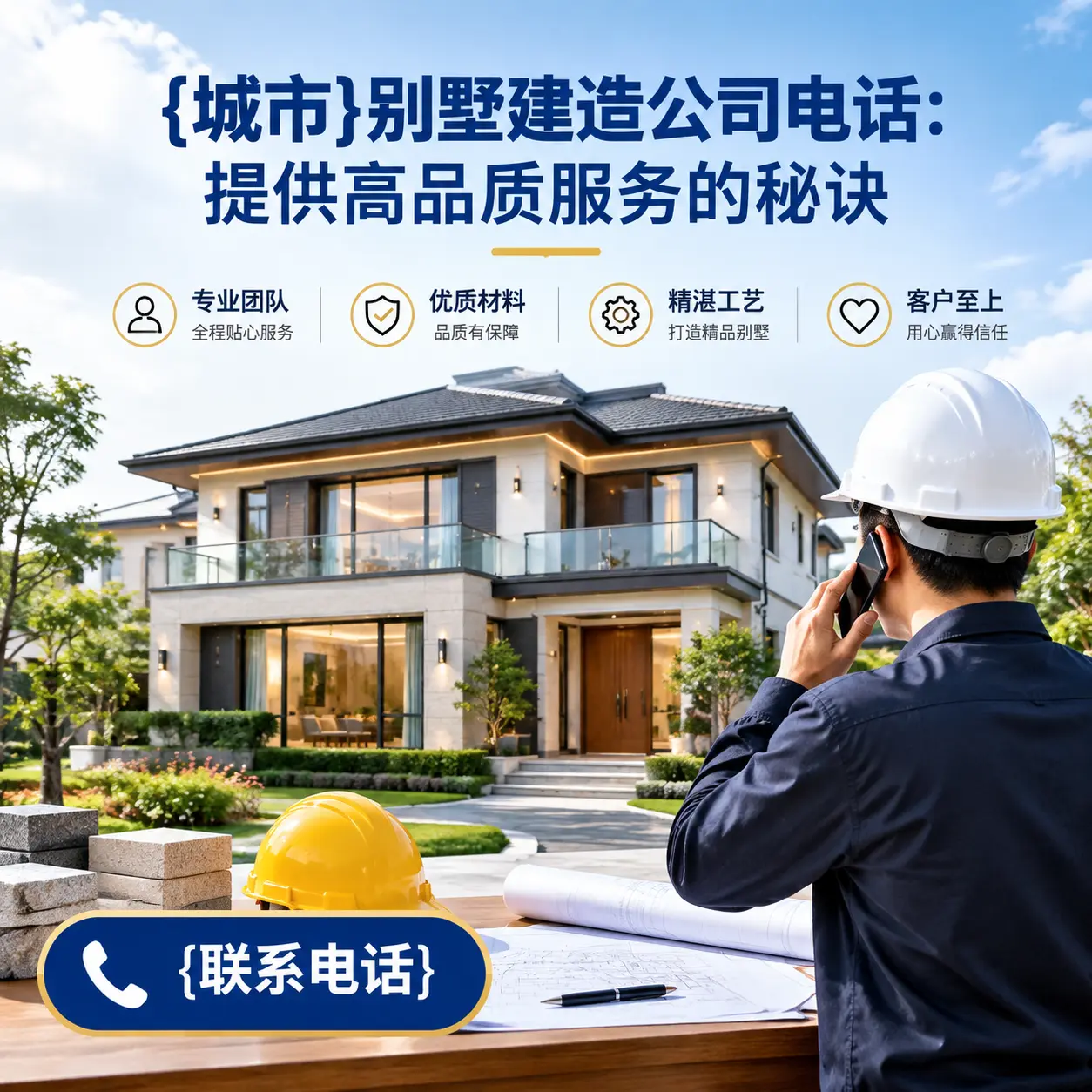 黔西南别墅建造公司电话:提供高品质服务的秘诀