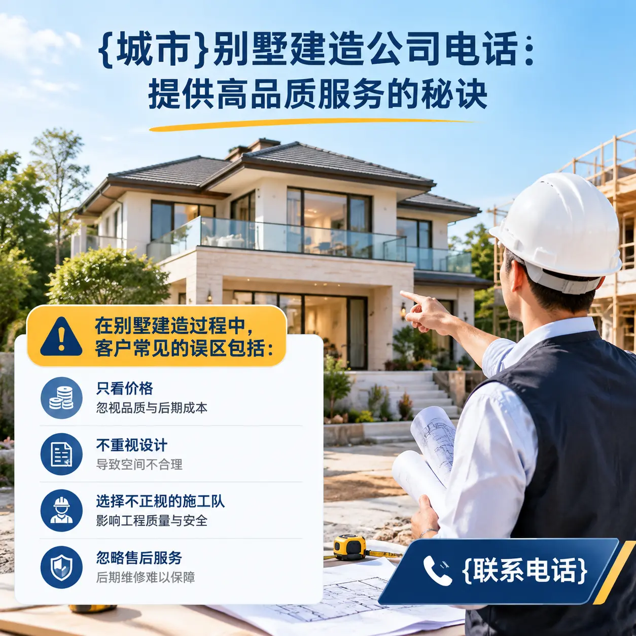 黔西南别墅建造公司电话:提供高品质服务的秘诀