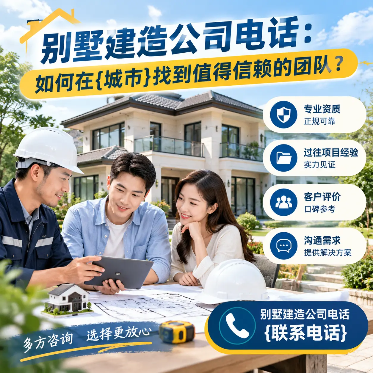 别墅建造公司电话:如何在黔西南找到值得信赖的团队?