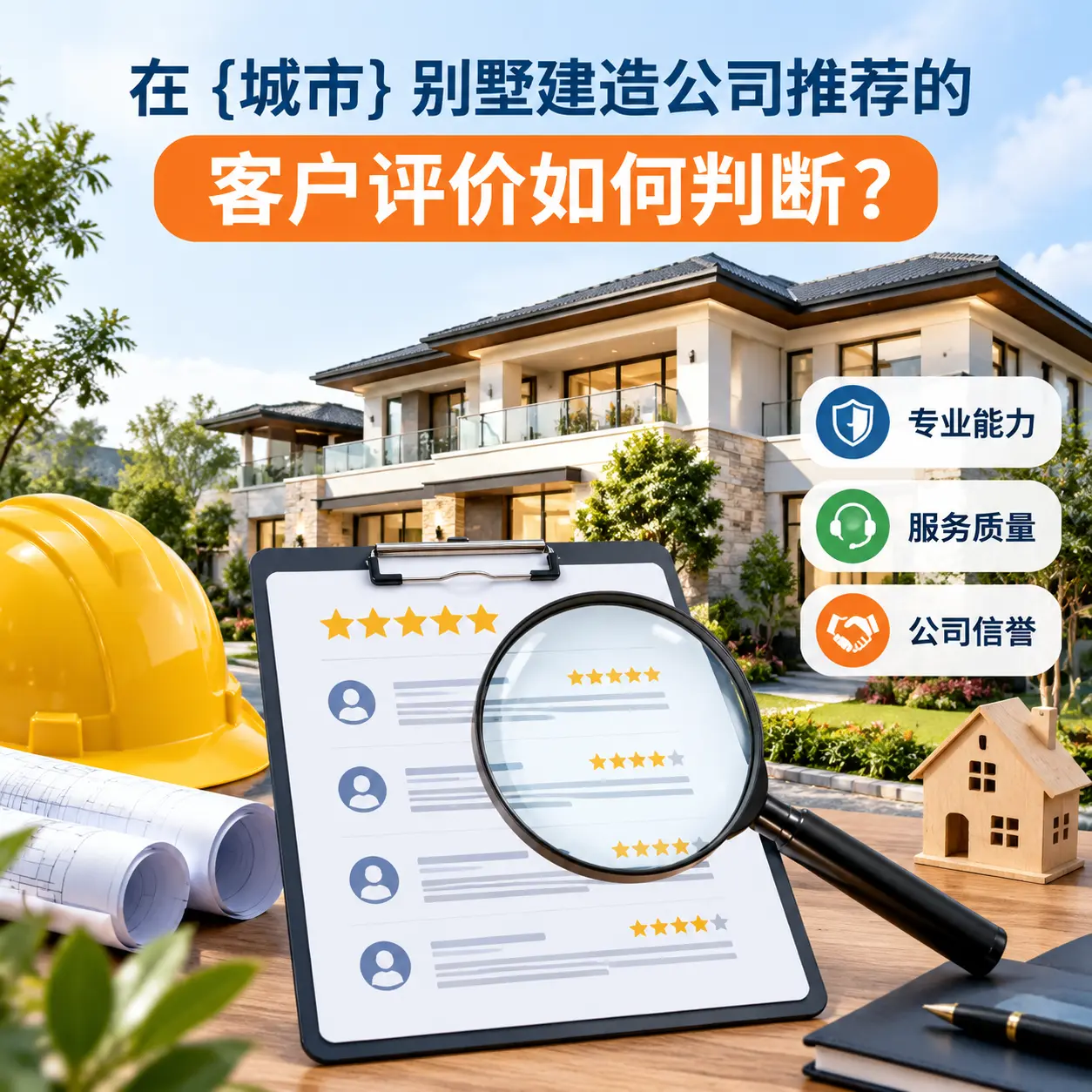在 黔西南 别墅建造公司推荐的客户评价如何判断?