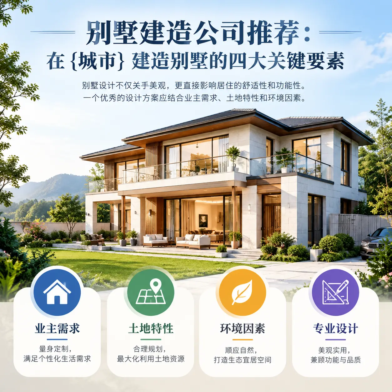 别墅建造公司推荐:在 黔西南 建造别墅的四大关键要素
