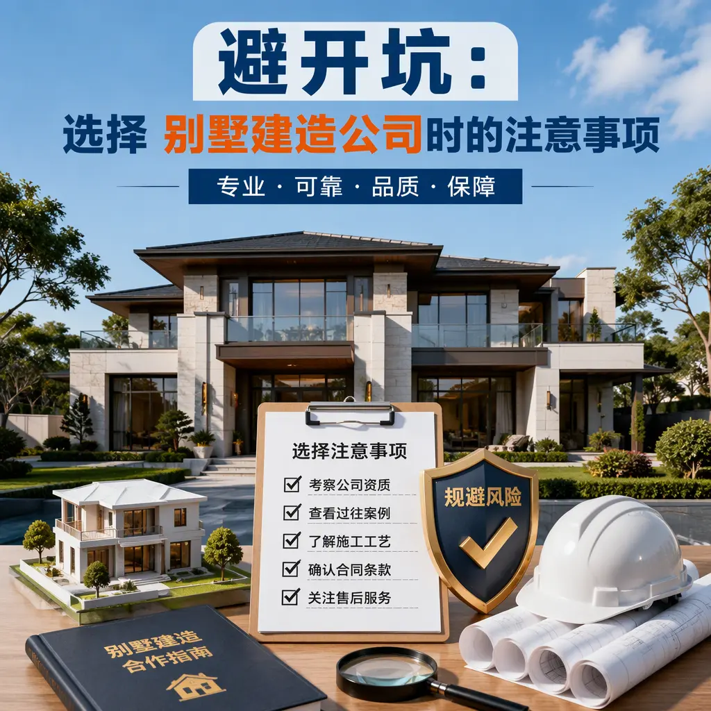 避开坑：选择 黔西南 别墅建造公司时的注意事项