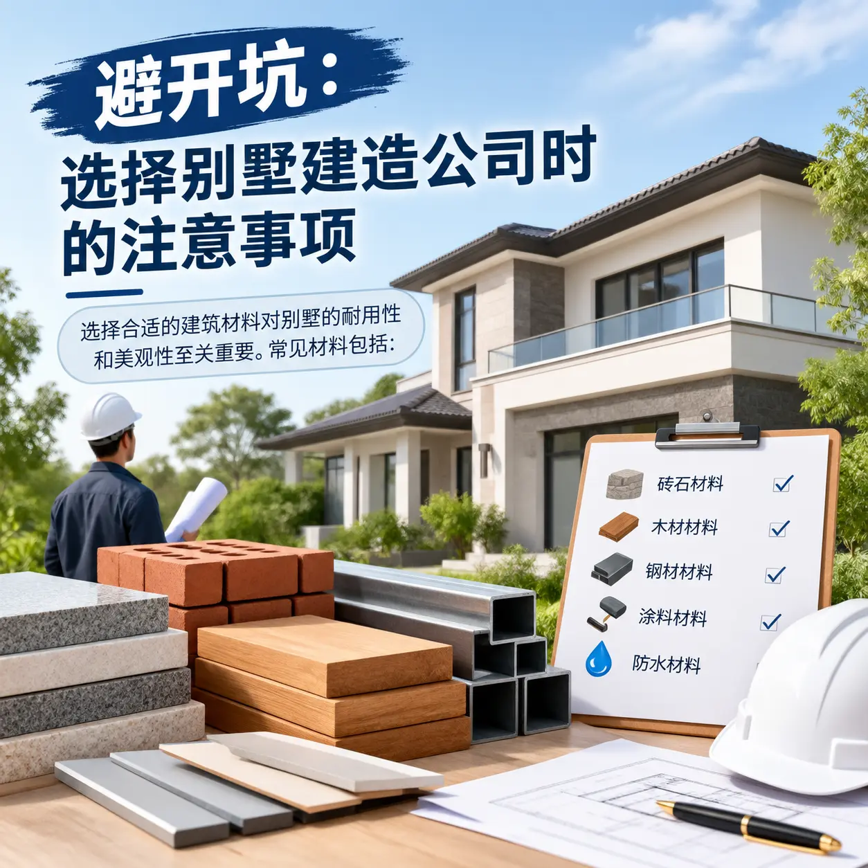 避开坑：选择 黔西南 别墅建造公司时的注意事项