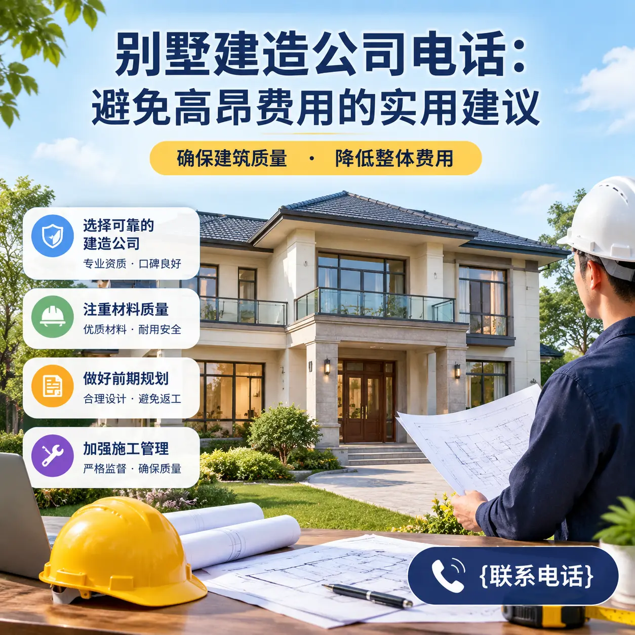 黔西南别墅建造公司电话:避免高昂费用的实用建议