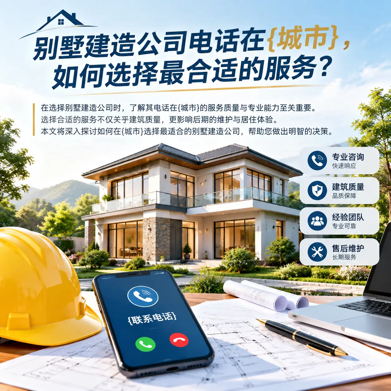 别墅建造公司电话在黔西南,如何选择最合适的服务?