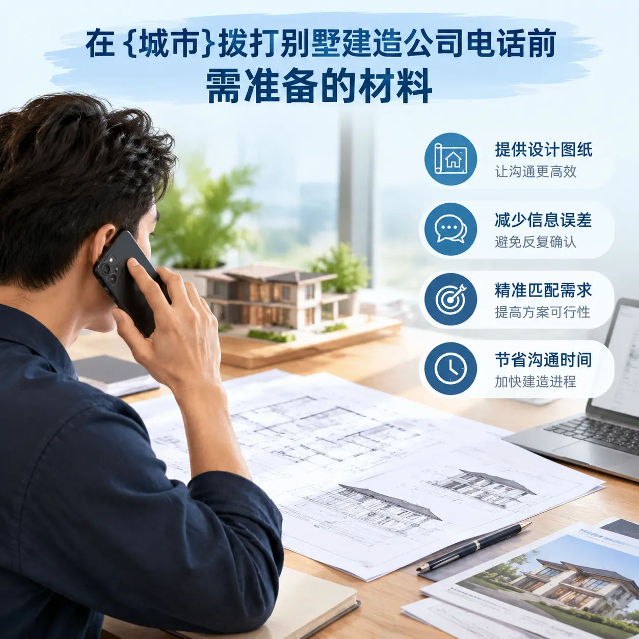在黔西南拨打别墅建造公司电话前需准备的材料