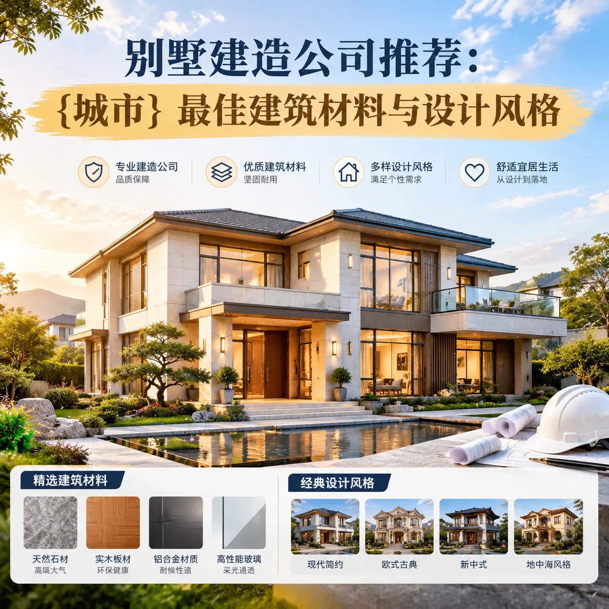 别墅建造公司推荐: 黔西南 最佳建筑材料与设计风格