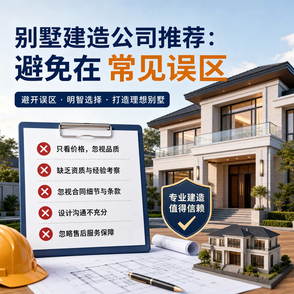 别墅建造公司推荐：避免在 黔西南 的常见误区