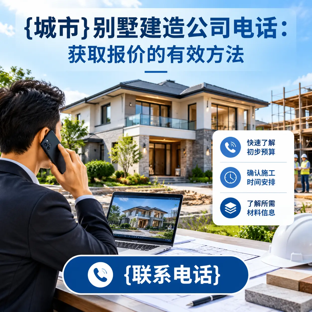 黔西南别墅建造公司电话:获取报价的有效方法